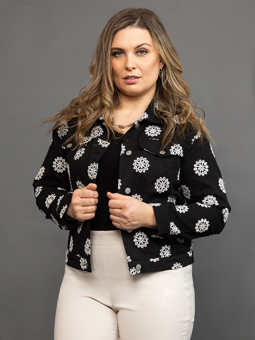 Daisy Denim Long Sleeve Jacket Image 2