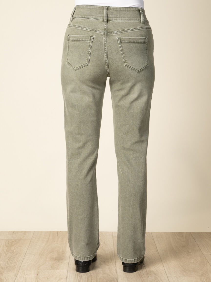 High Wasted Straight Leg Jeans