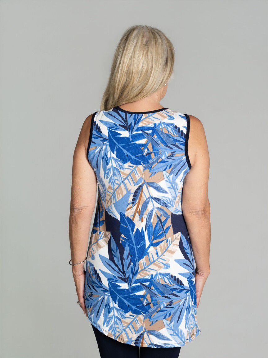 Sleeveless Flowy Tunic Top