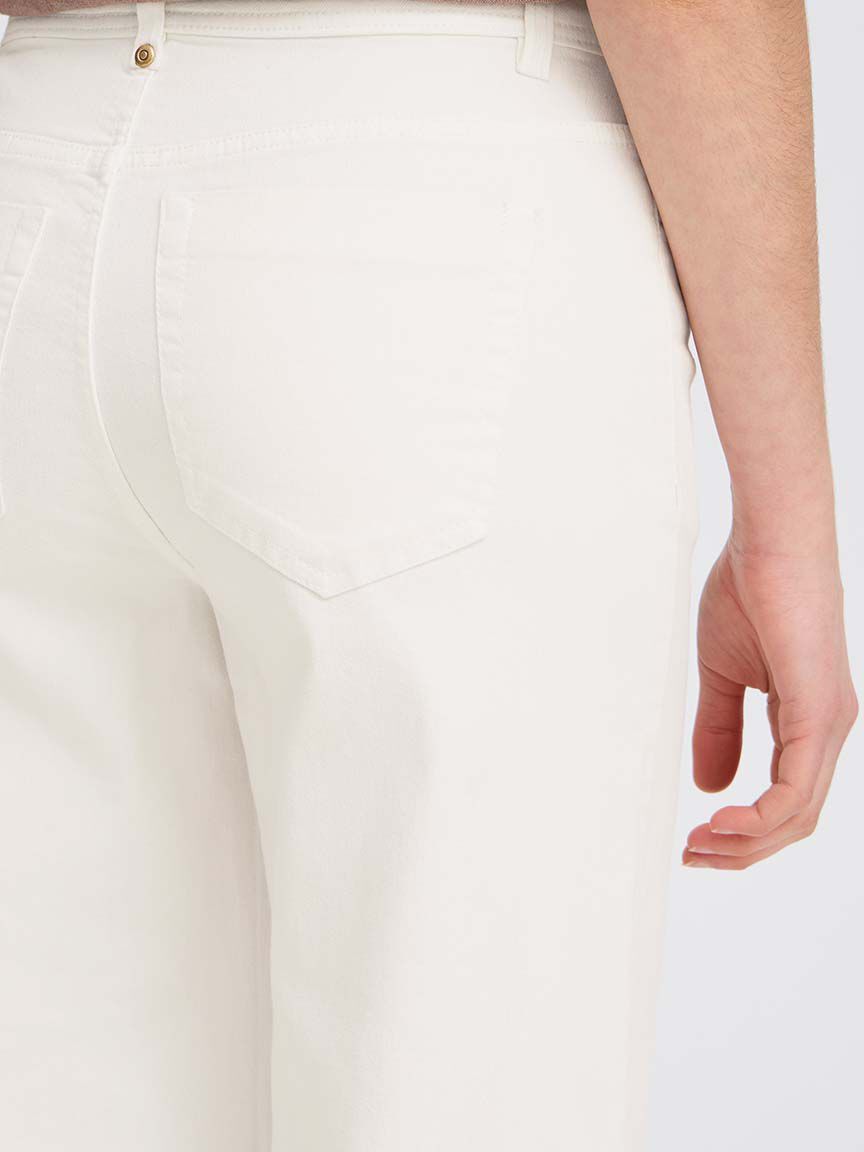 Cropped Wide Leg Jeans