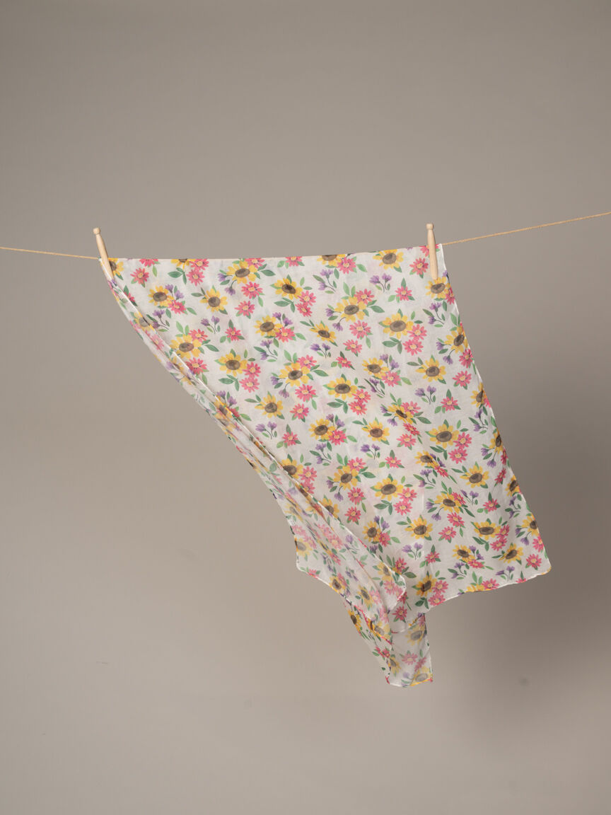 Lightweight Sunflower Scarf