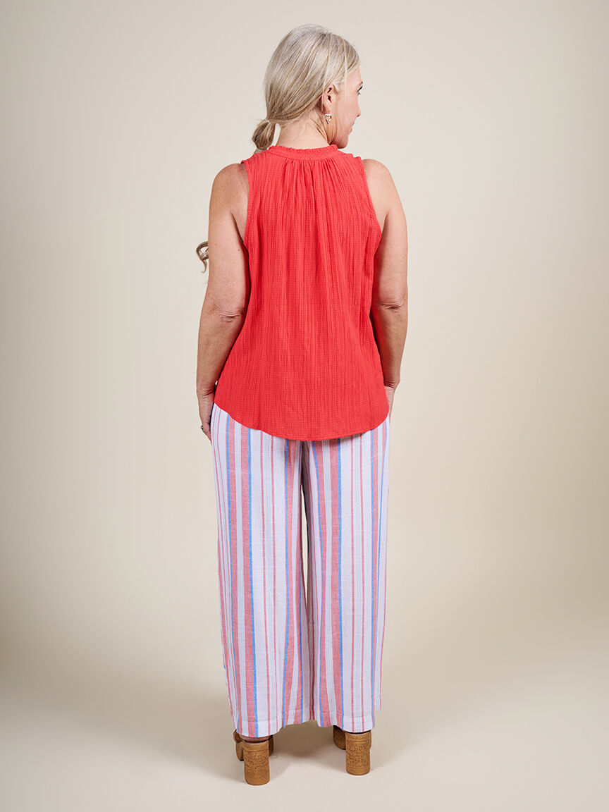 Sleeveless Textured Top  Image 2