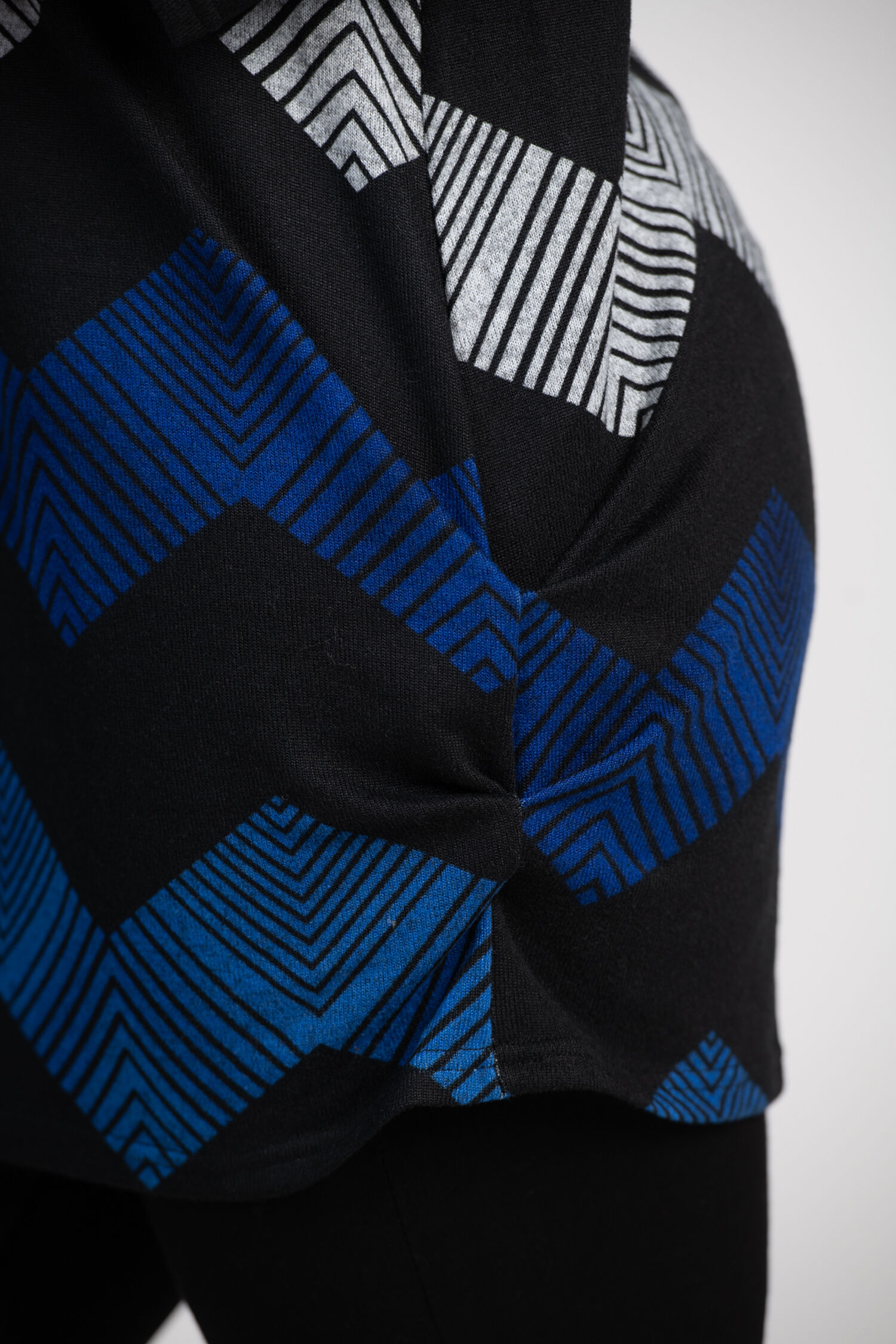 Long Sleeve Chevron Top  Image 3