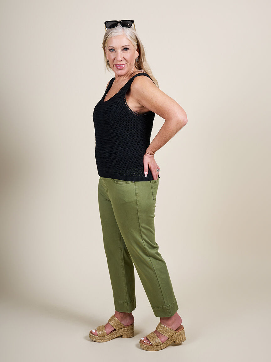 Crochet Sleeveless Sweater  