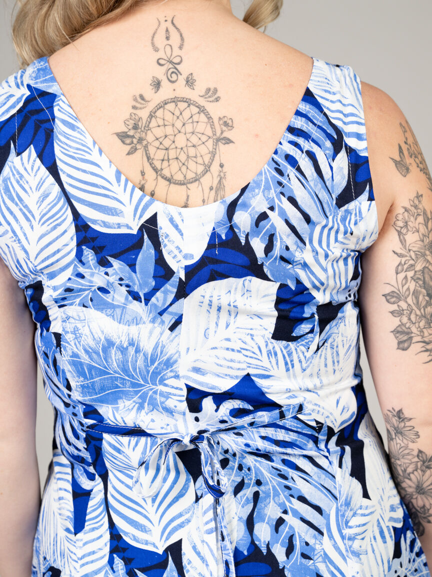 A-Line Sleeveless Casual Summer Dress