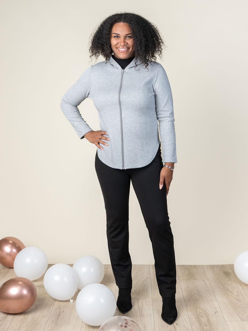 Jacket With Hood & Bling