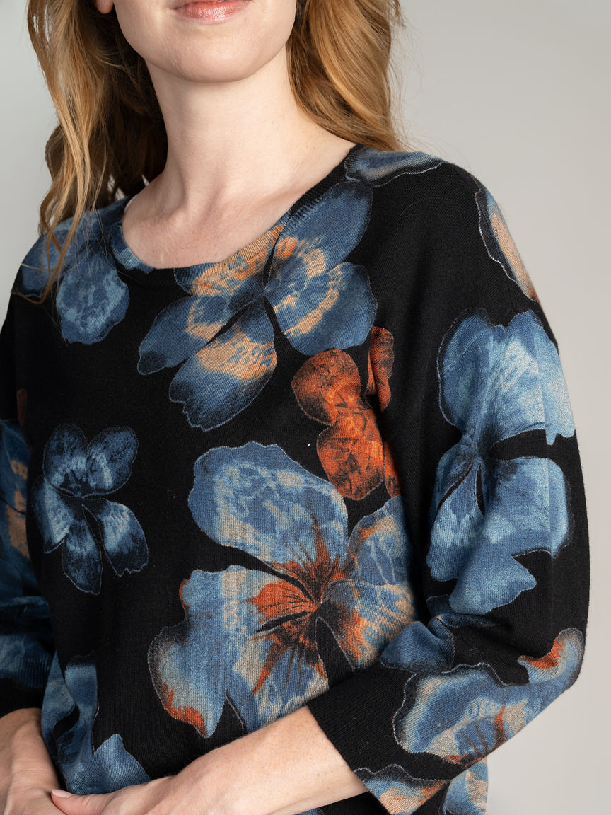 &frac34; Sleeve Sweater