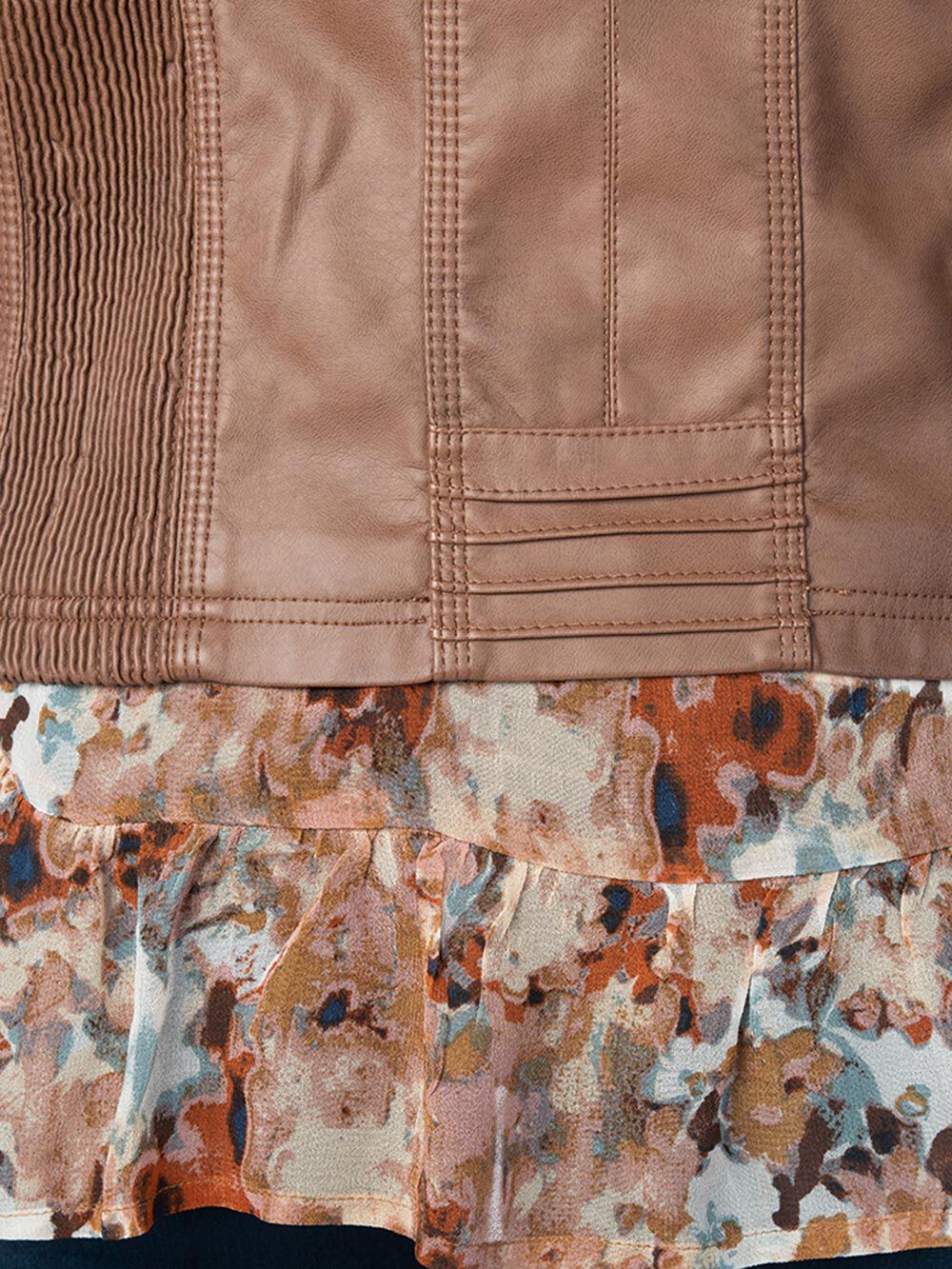 Moto Leather Jacket Image 5