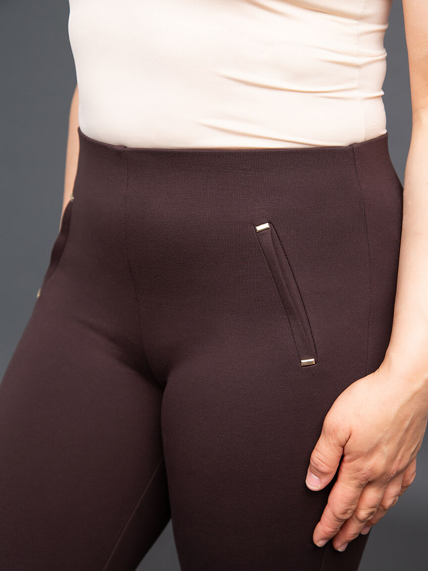 Pull-On Slim Leg Trousers Image 5