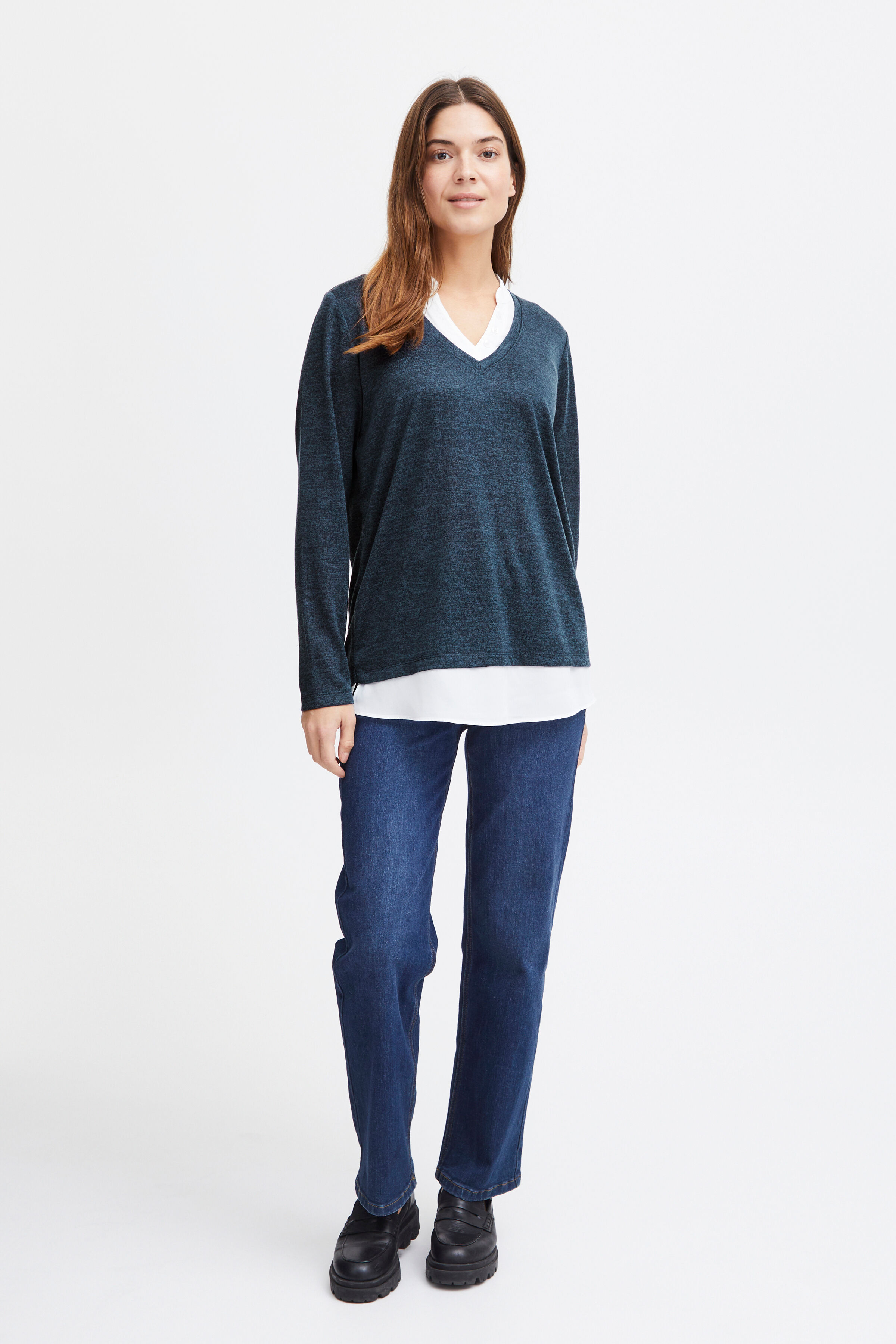 Long Sleeve Fooler Blouse Image 5