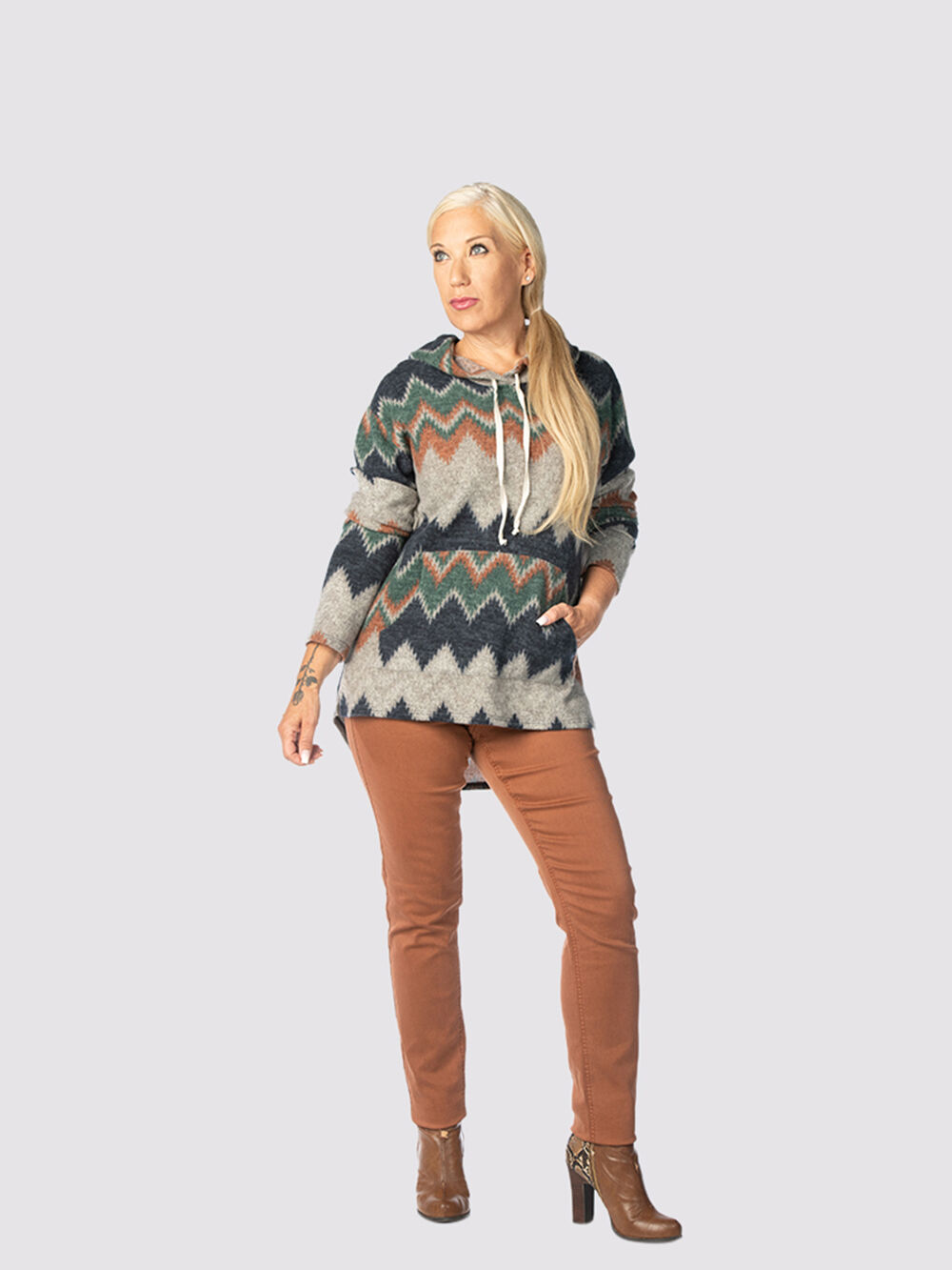 Riviera Aztec Hoodie Image 1