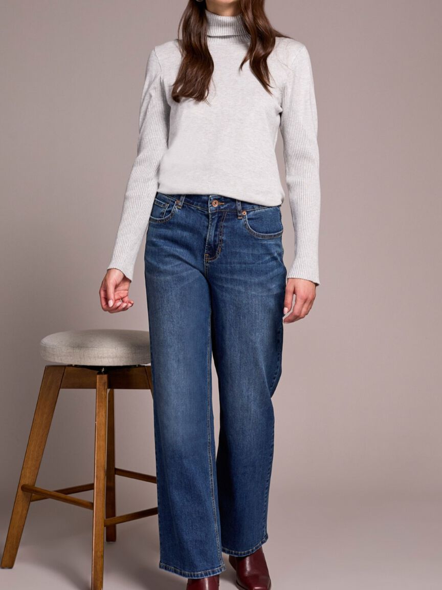 Sophia Curvy Hugging Wide Leg Jeans Image 3