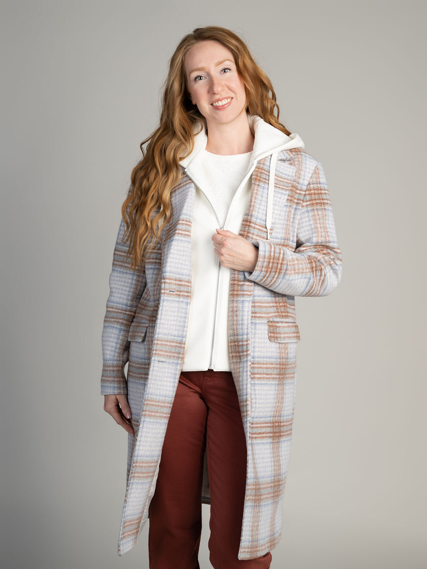 Foolers Trench Coat With Removable Hood