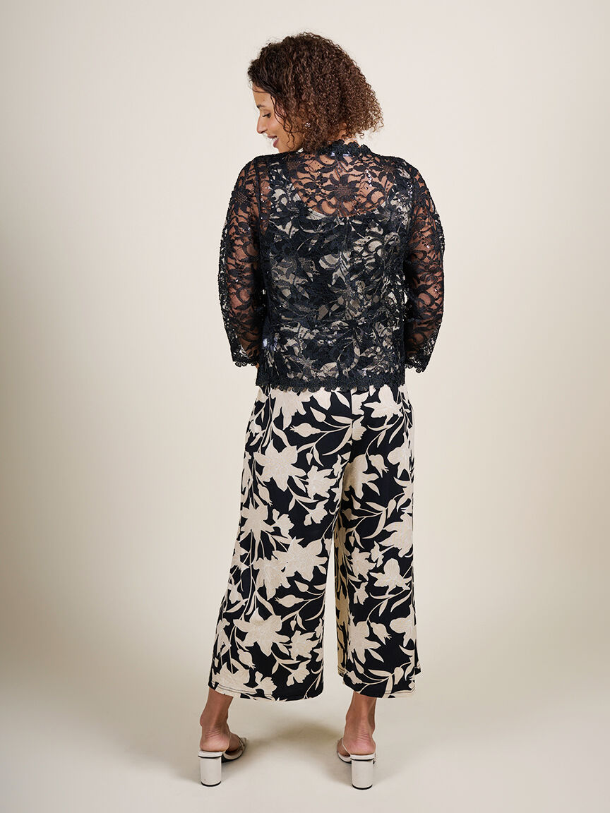 Lace Cardigan with Sequins  Image 2