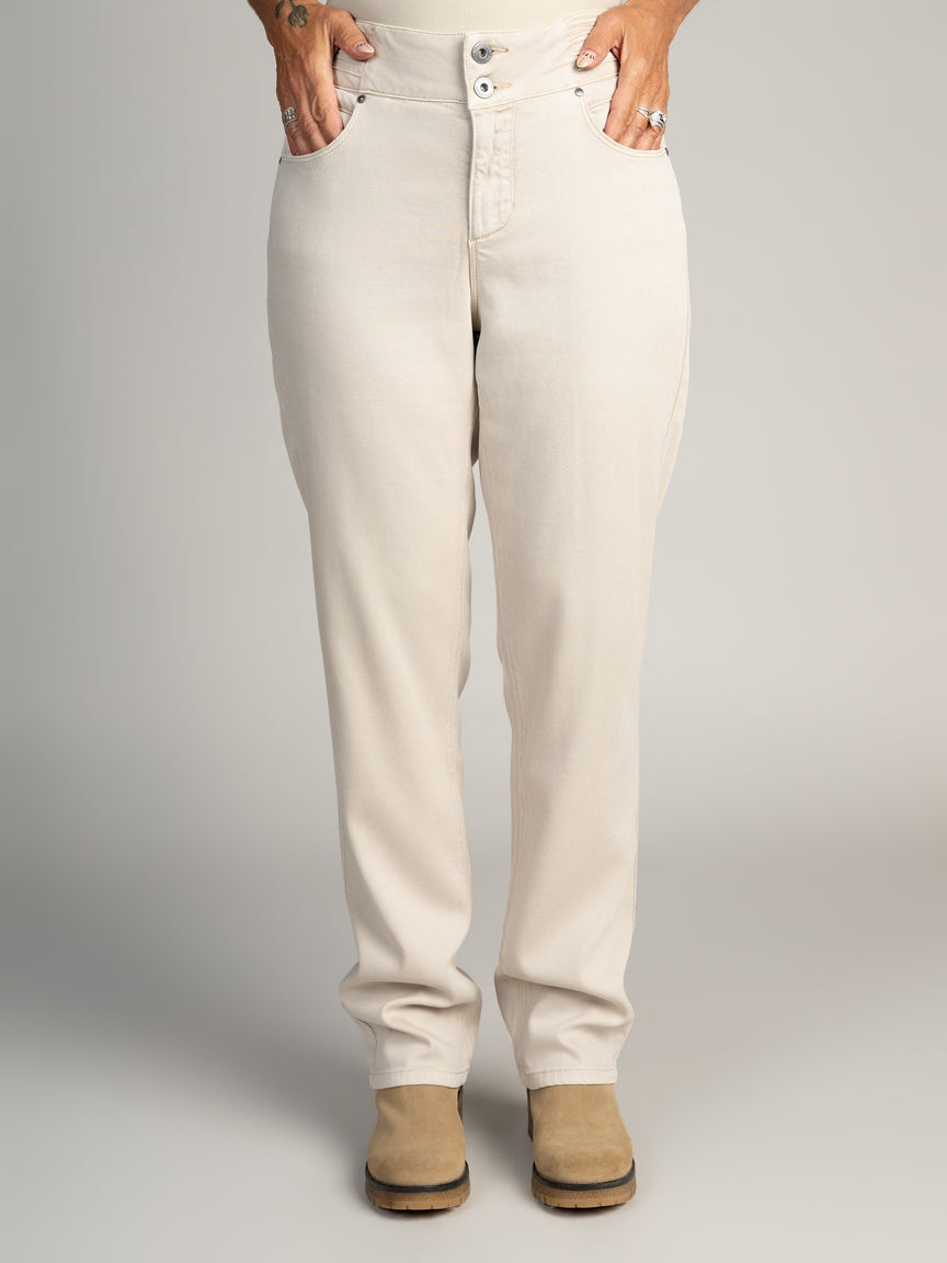 Tencel Straight Leg Pants