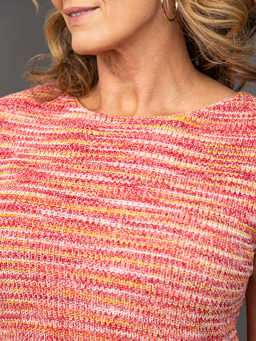 Space Dye Sweater Top Image 5