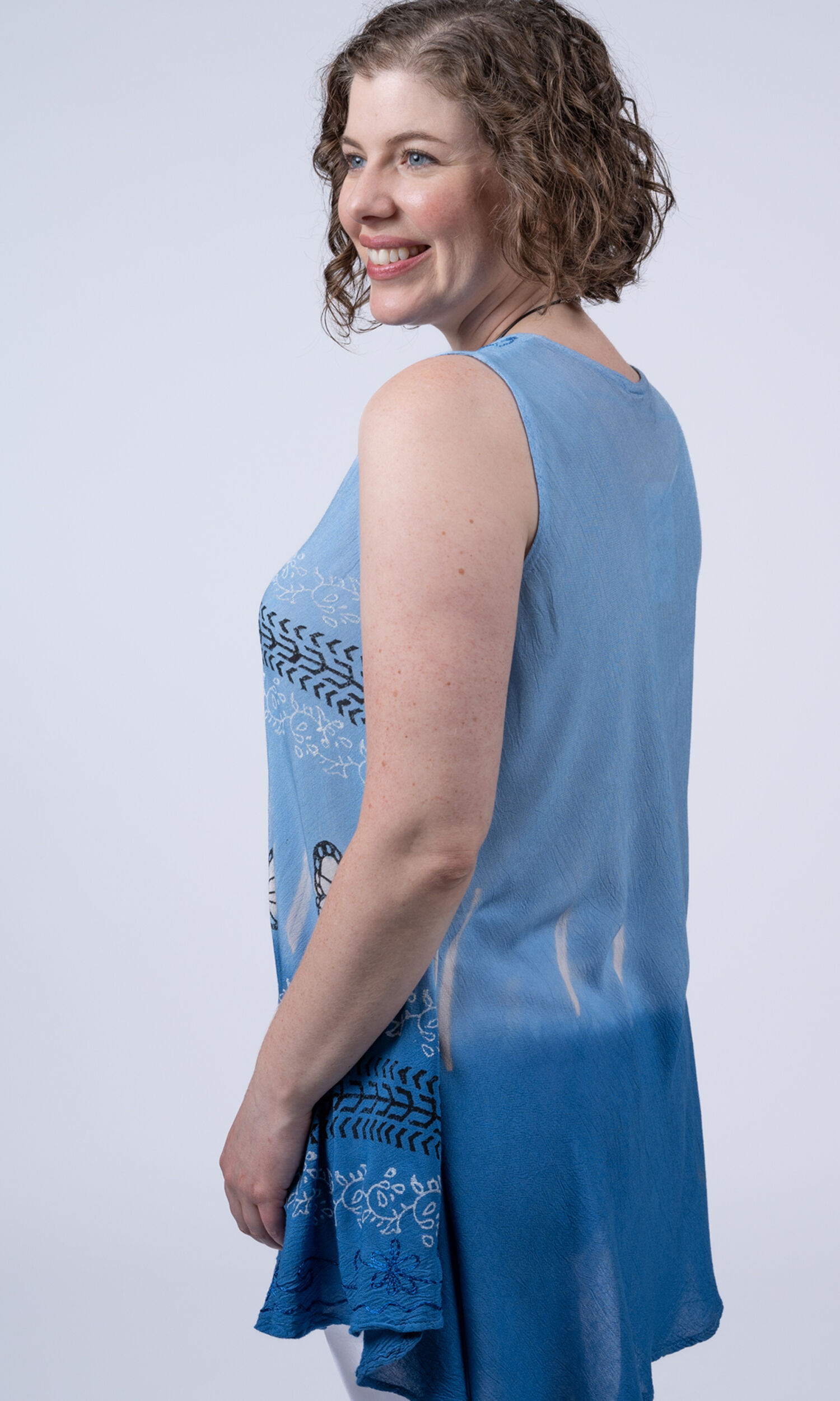 Embroidered Butterfly Umbrella Dress Image 2