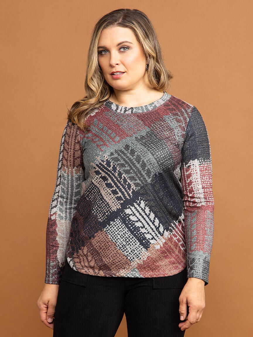 Knit Long Sleeve Top Image 2