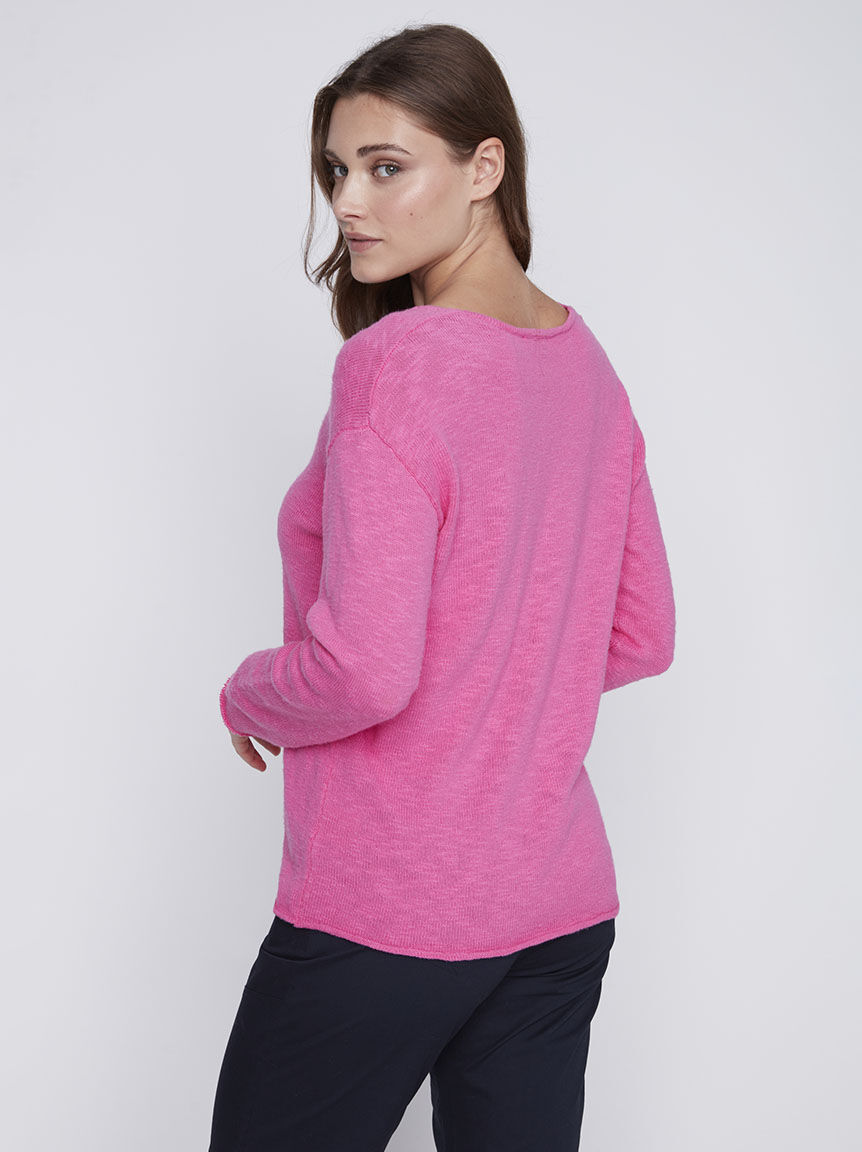 Long Sleeve V-Neck Sweater Image 2