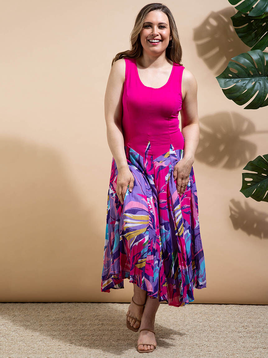 Flouncy Skirt Maxi Dress Image 1