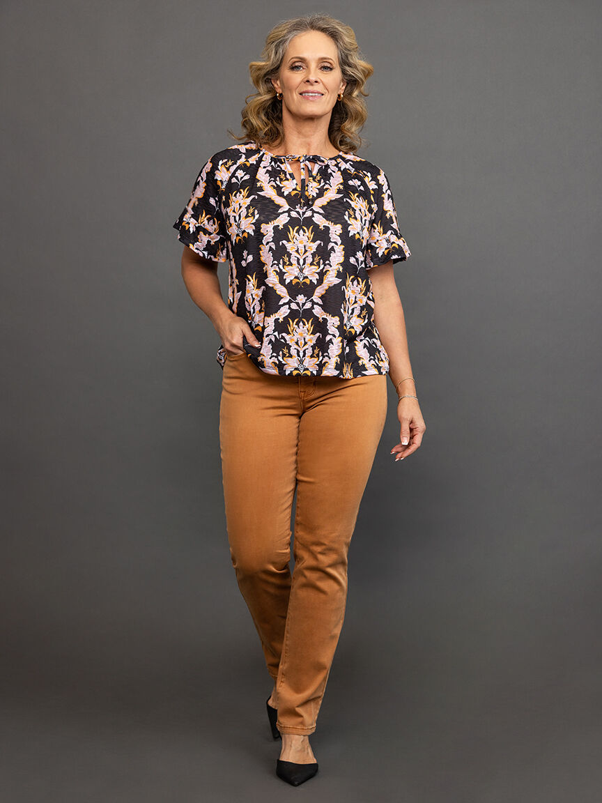 Flutter Sleeve Chic Top  Image 1