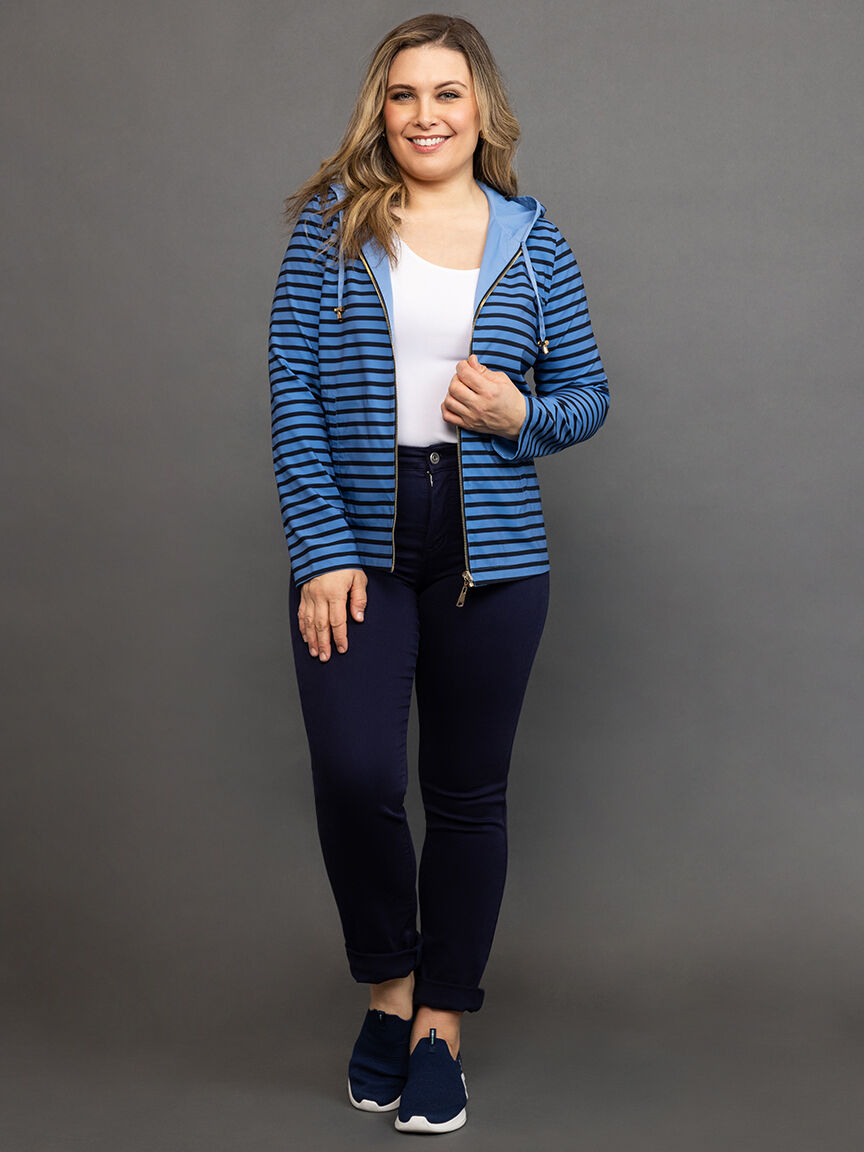 Reversible Hooded Raincoat Image 5