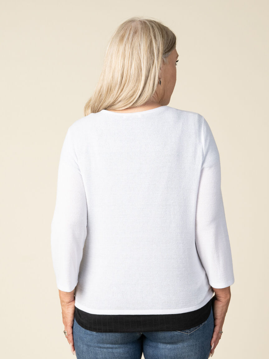 3/4 Sleeve Cardigan 3-Way Wear