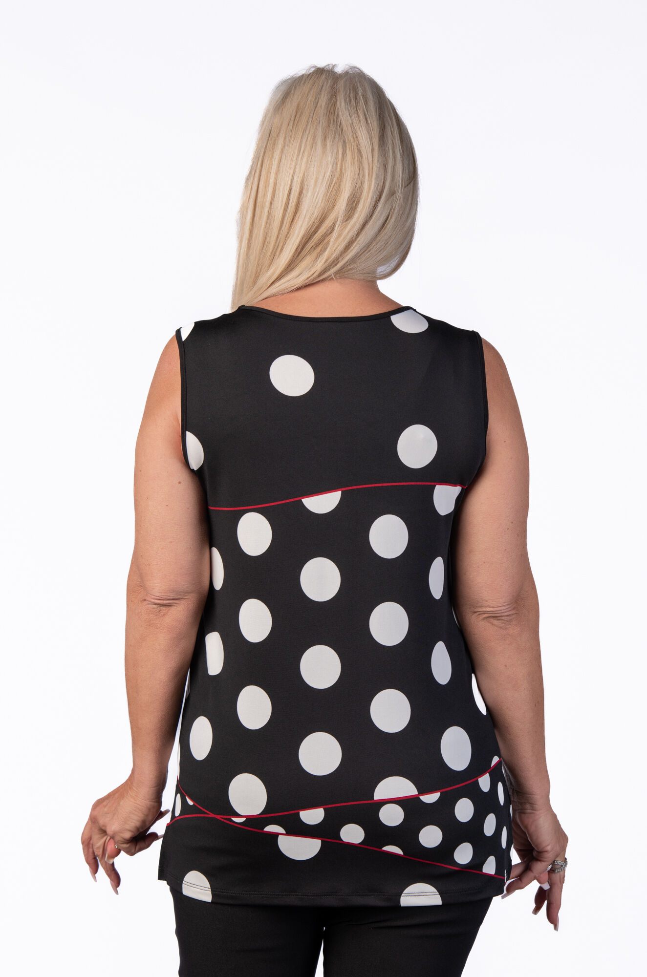 Posh Polkadot Top Image 2