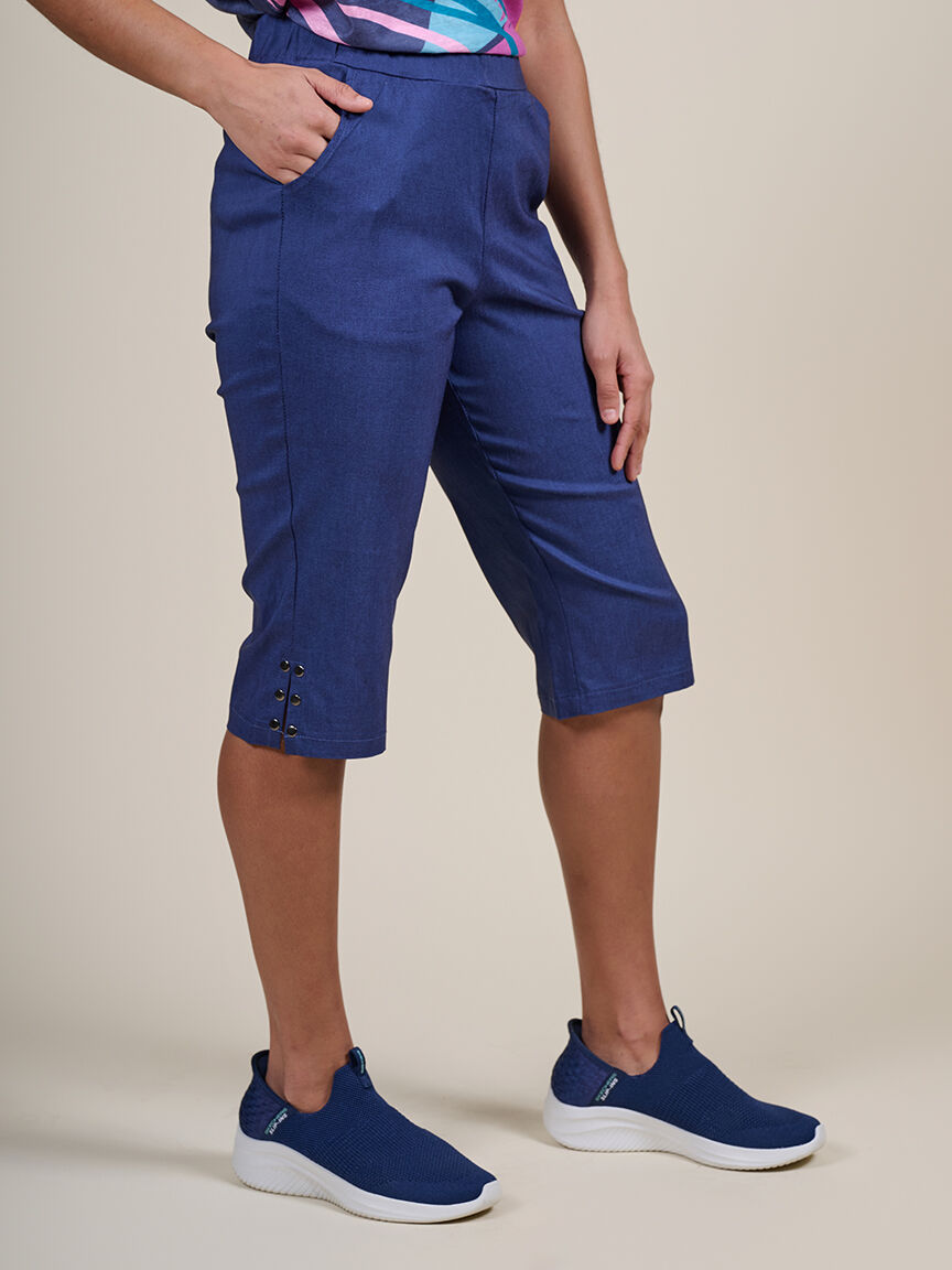 Capri Pant with Snaps  Image 3