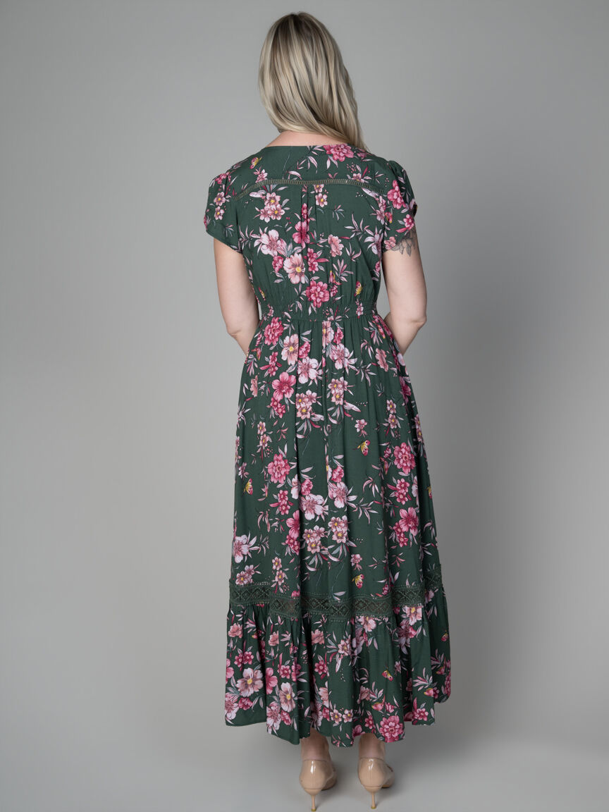 Short Sleeve Maxi Dress Image 4