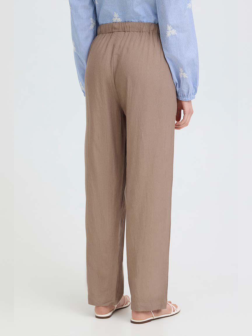 Pull-On Linen Pants