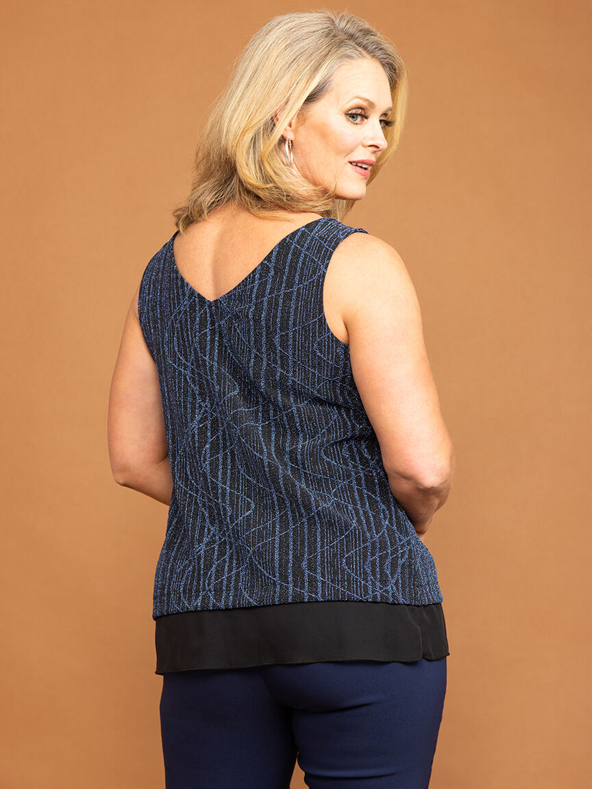 Sleeveless Sparkle Top