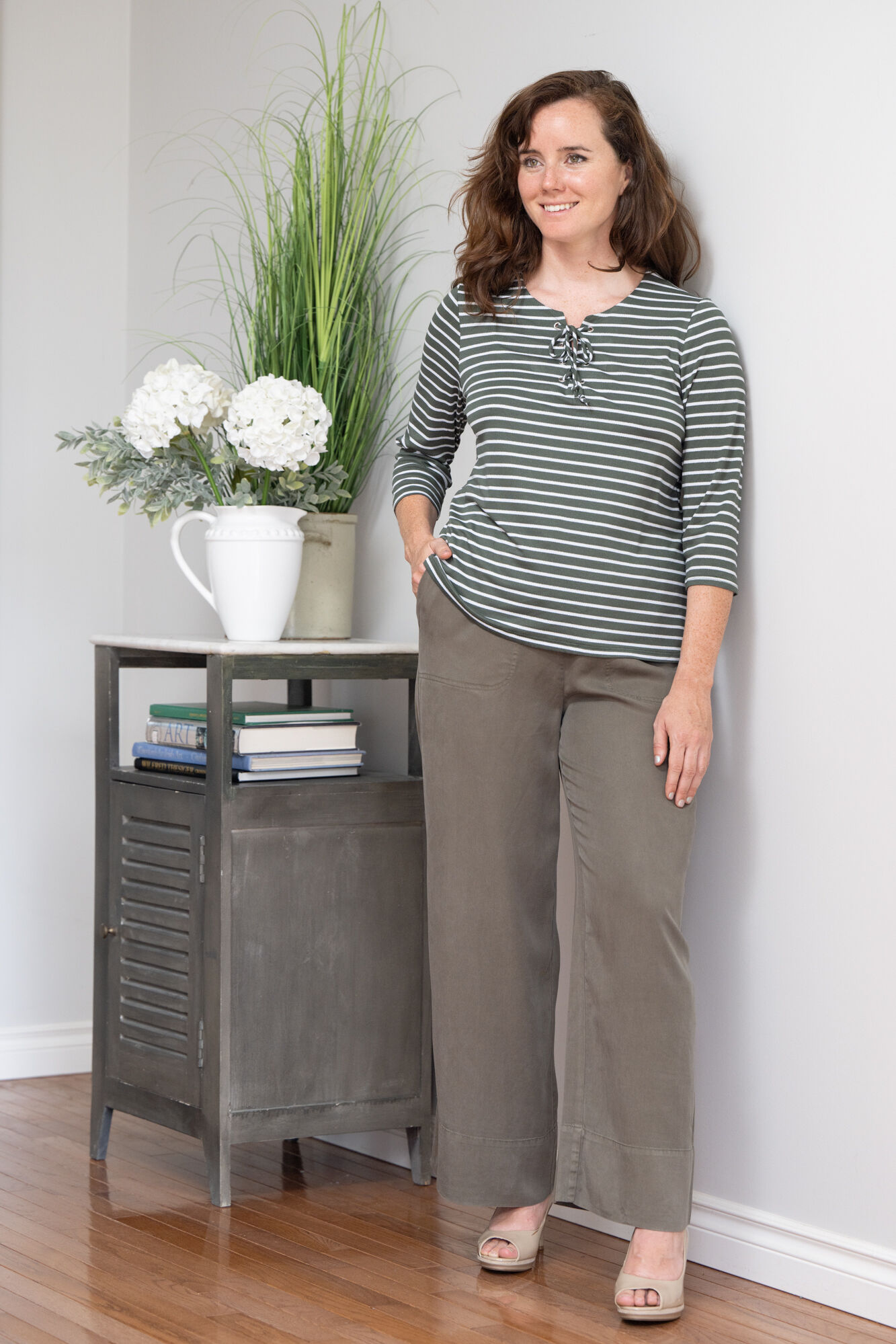 Stripe Lace Top  Image 2