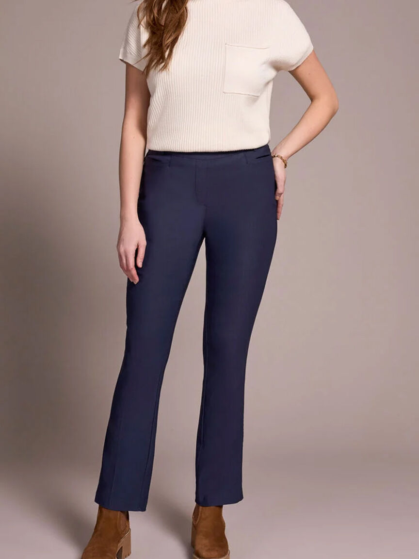 Flatten Pull On Pants With Front Pockets Image 1