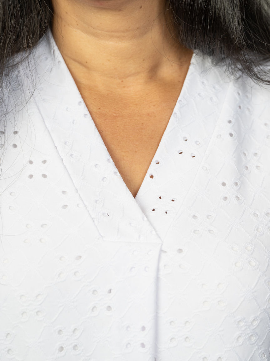 Sleeveless Eyelet Top  Image 2