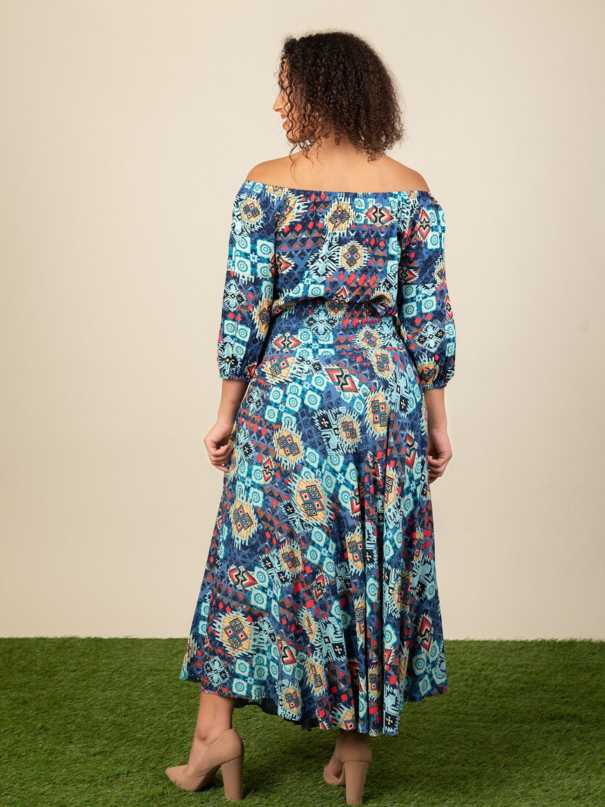 Maxi Skirt with Wooden Buckle Image 2