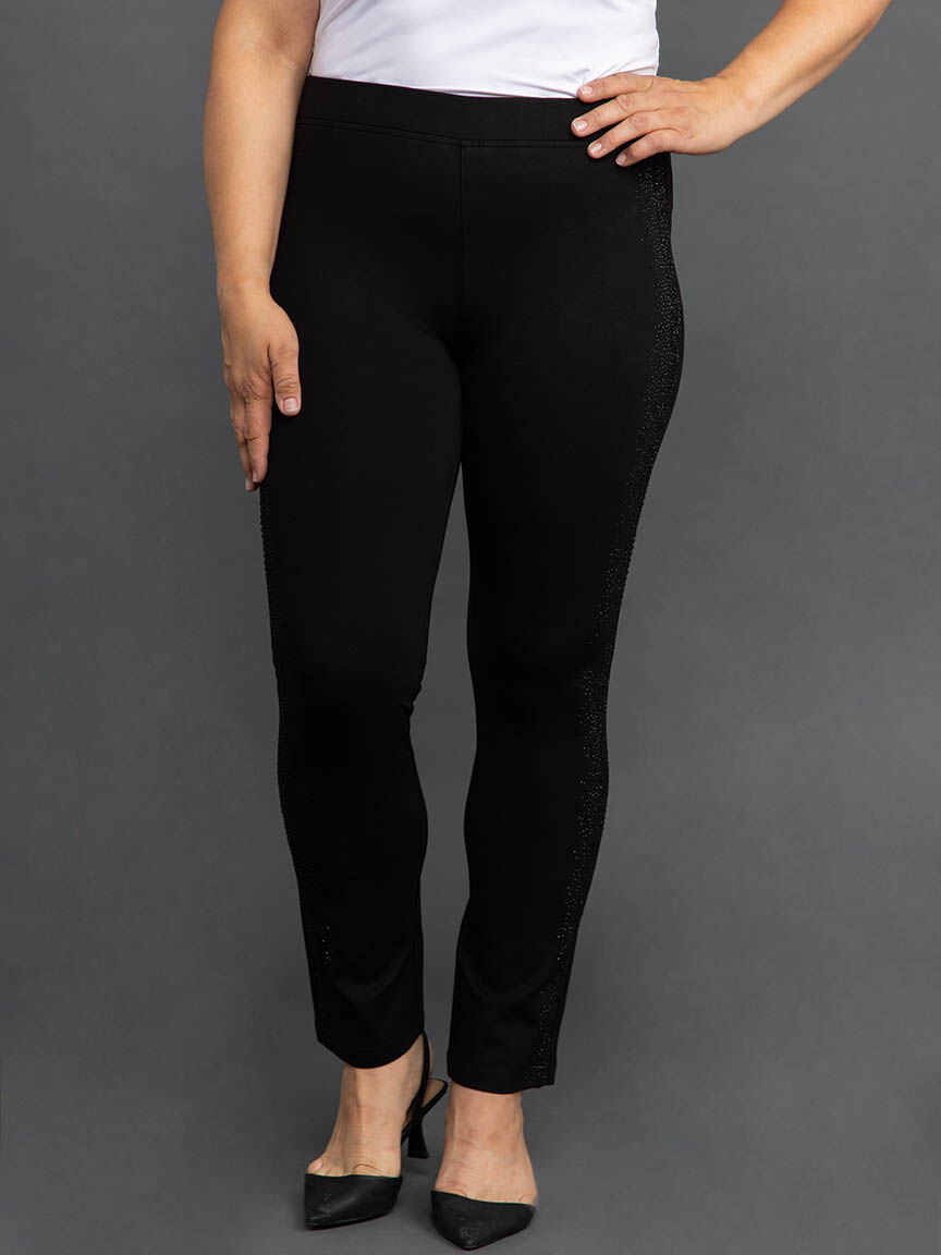 Pull On Pant w/ Hotfix and Lace Image 2