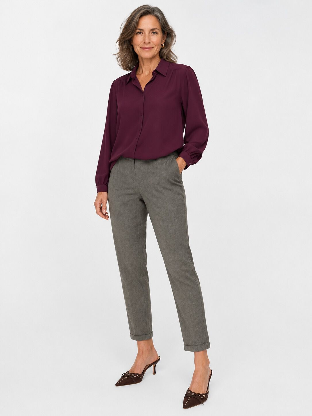 Pull-On Tapered Pants