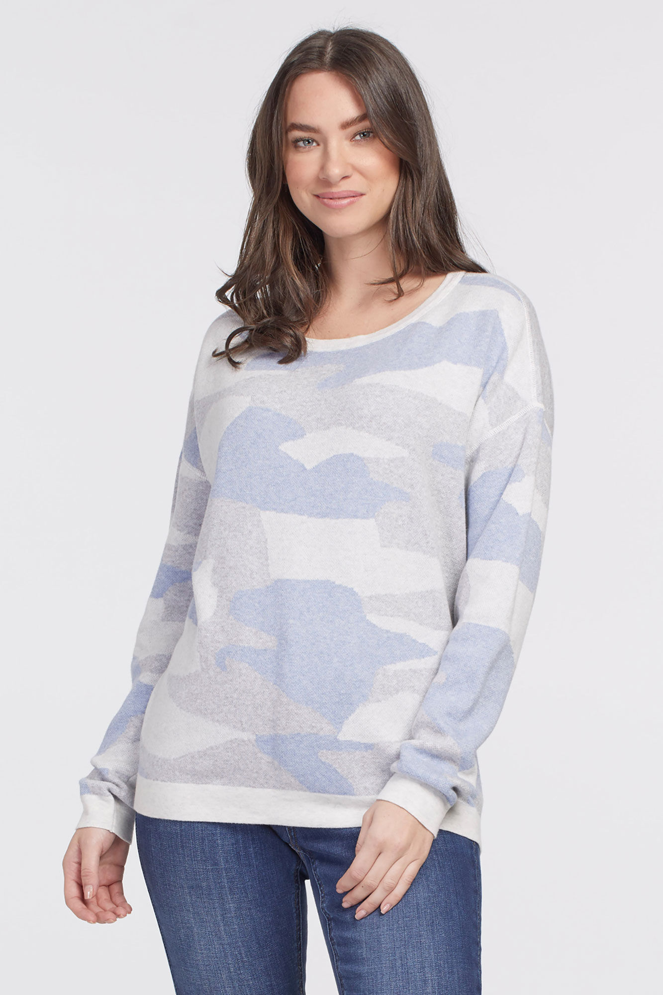 Cool-Cotton Camouflage Sweatshirt Image 1