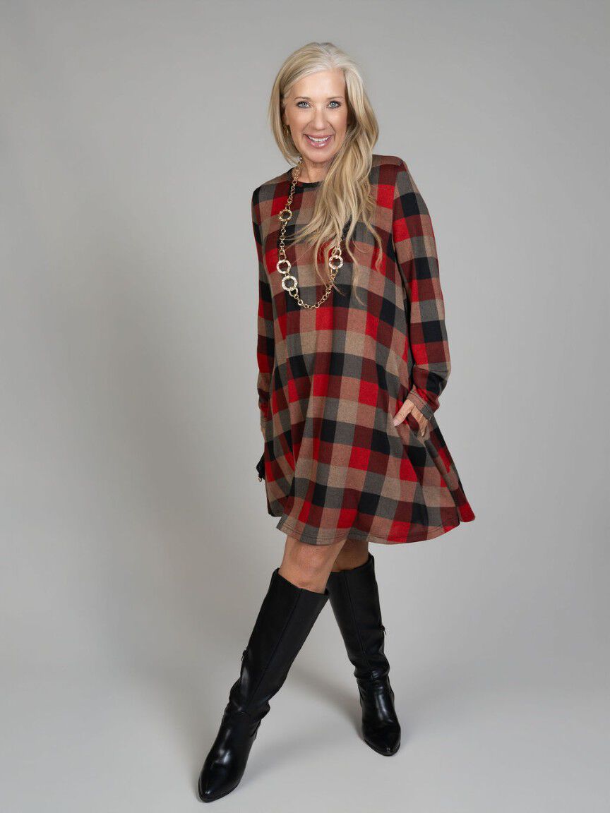 Long Sleeve Sweater Dress