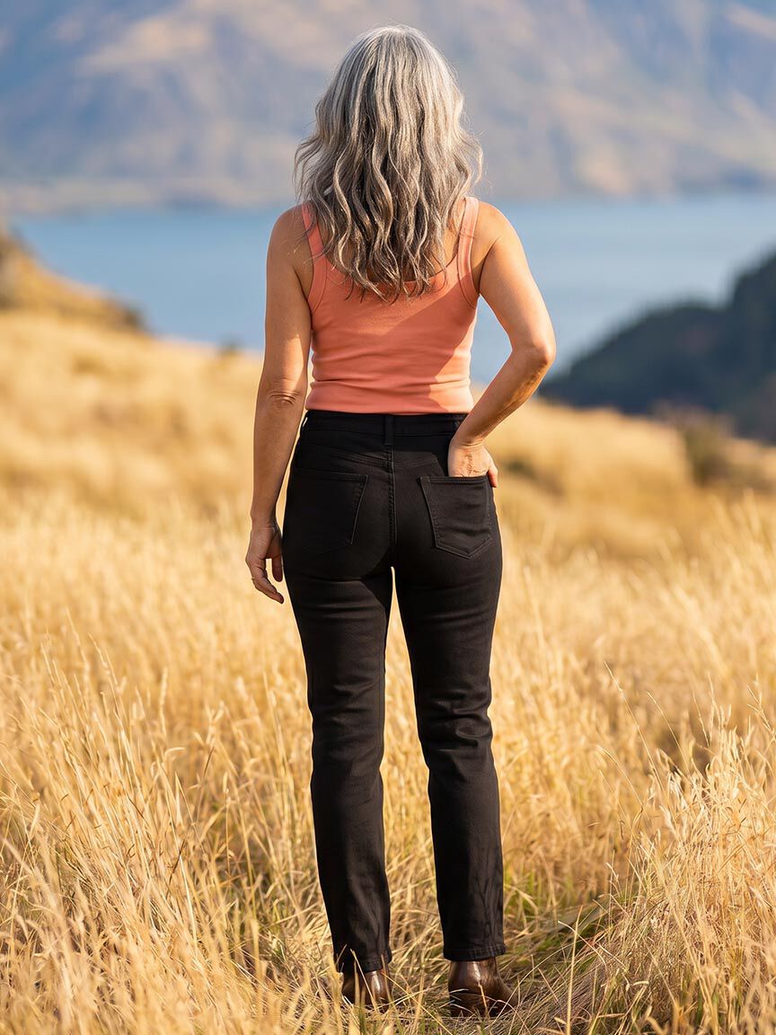 Petite 5 Pocket Colored Jeans