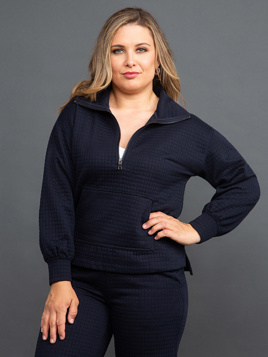 Quarter Zip Long Sleeve Pullover Image 2