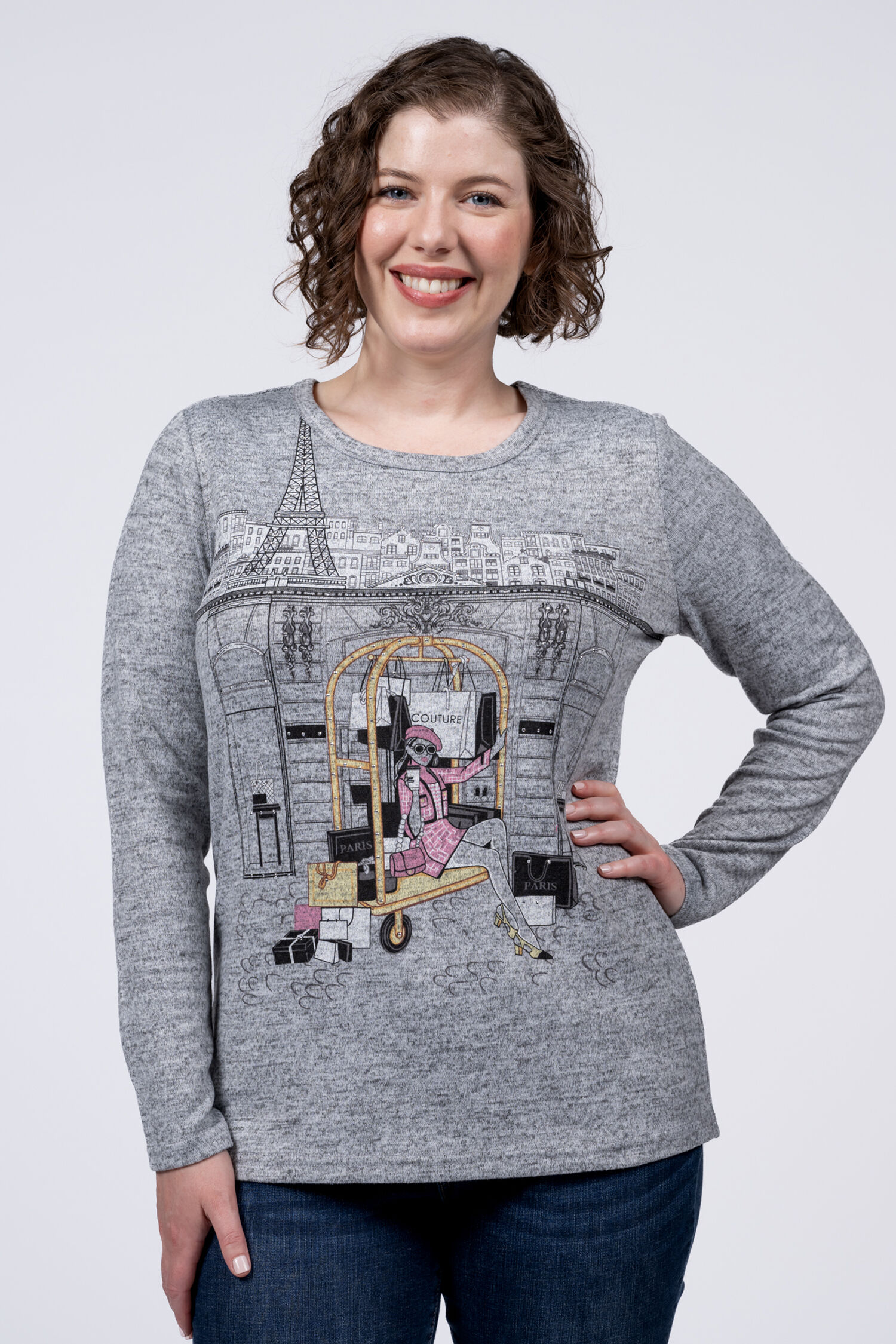 Hotel Trolly Long Sleeve Top Image 1