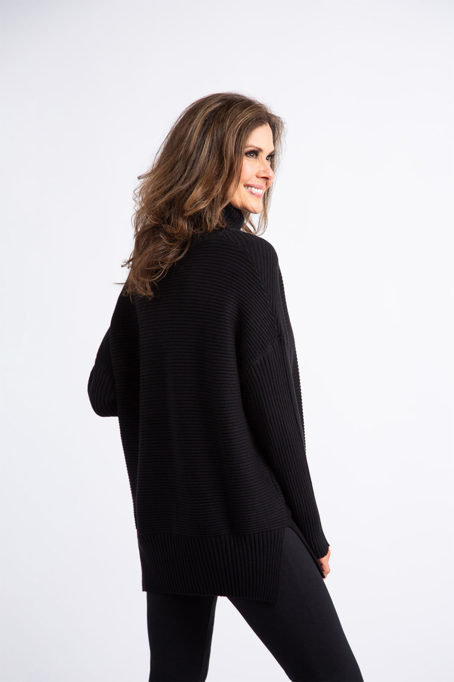 Ribbed Turtleneck Sweater  Image 3