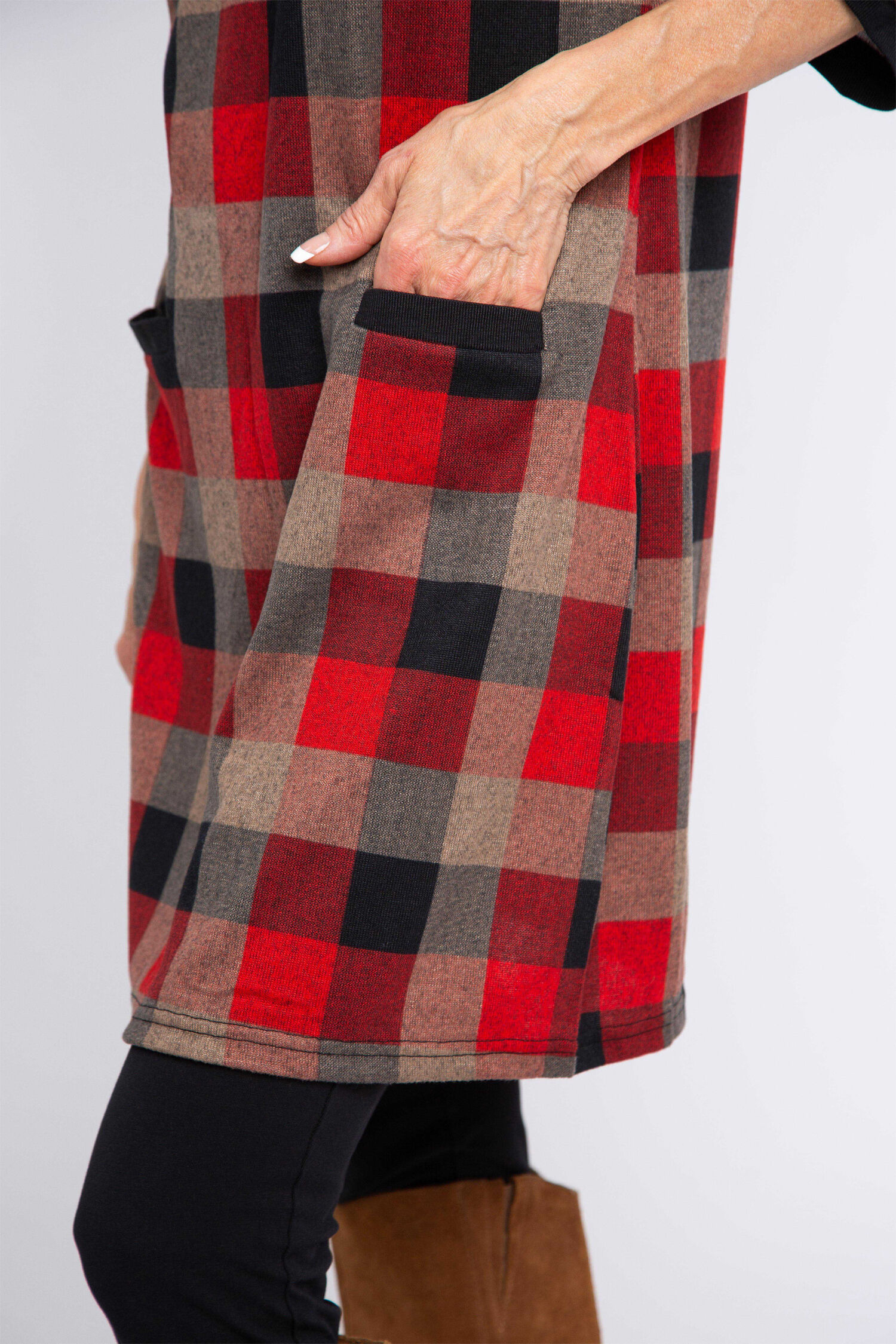 Plaid Tunic w/ Pockets  Image 4