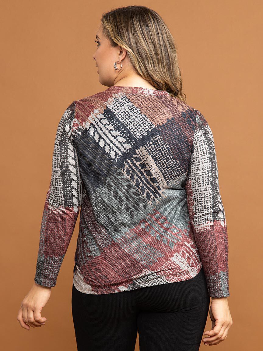 Knit Long Sleeve Top Image 4
