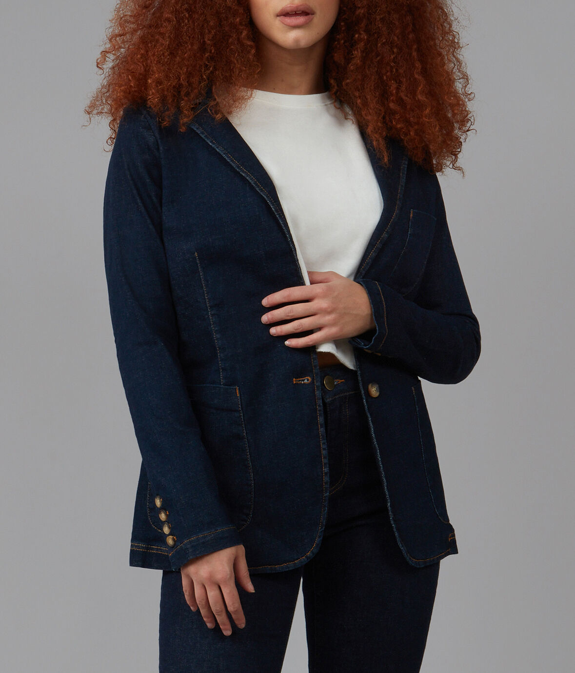Tilly Denim Blazer Image 1