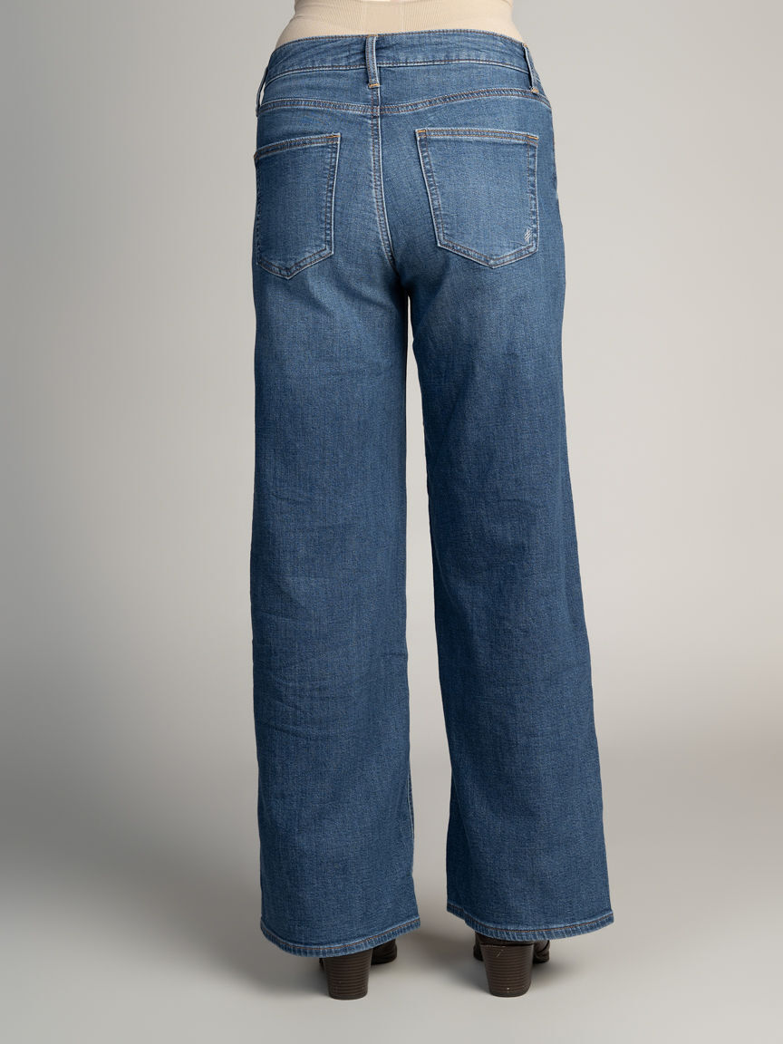 Suki Wide Leg Knit Flex Jeans