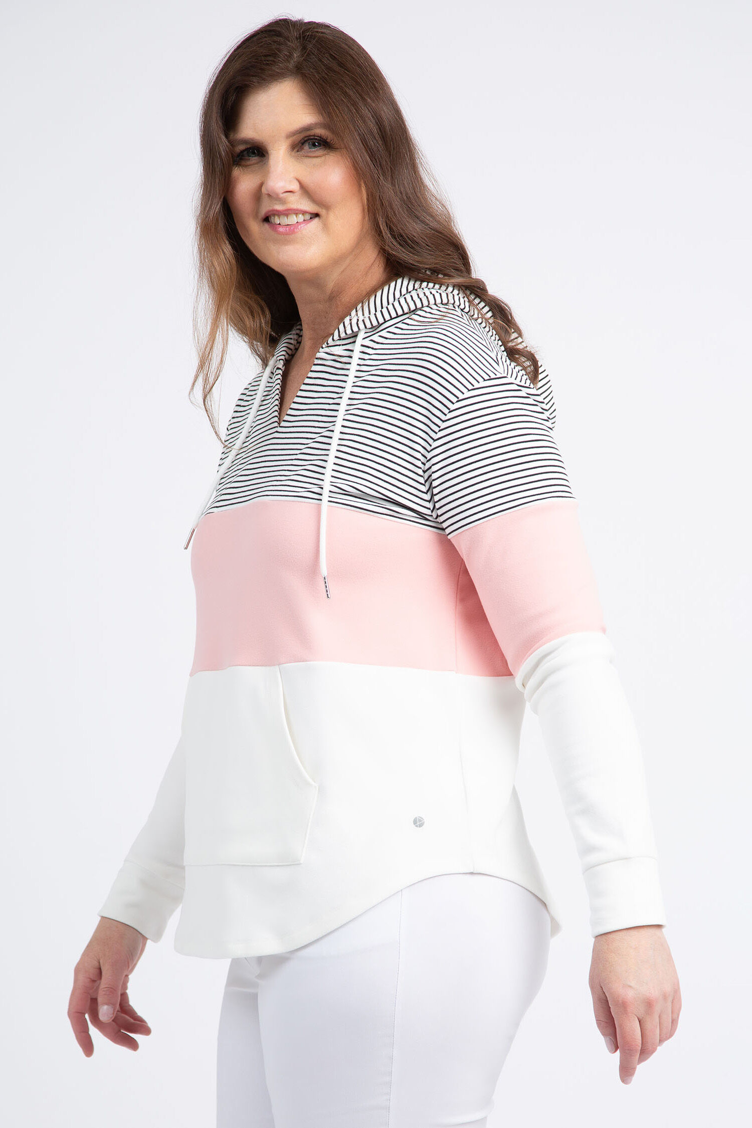 Color Block Hoodie Image 2