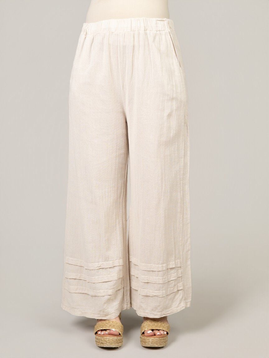 Wide Leg Pull-On Pants Image 1